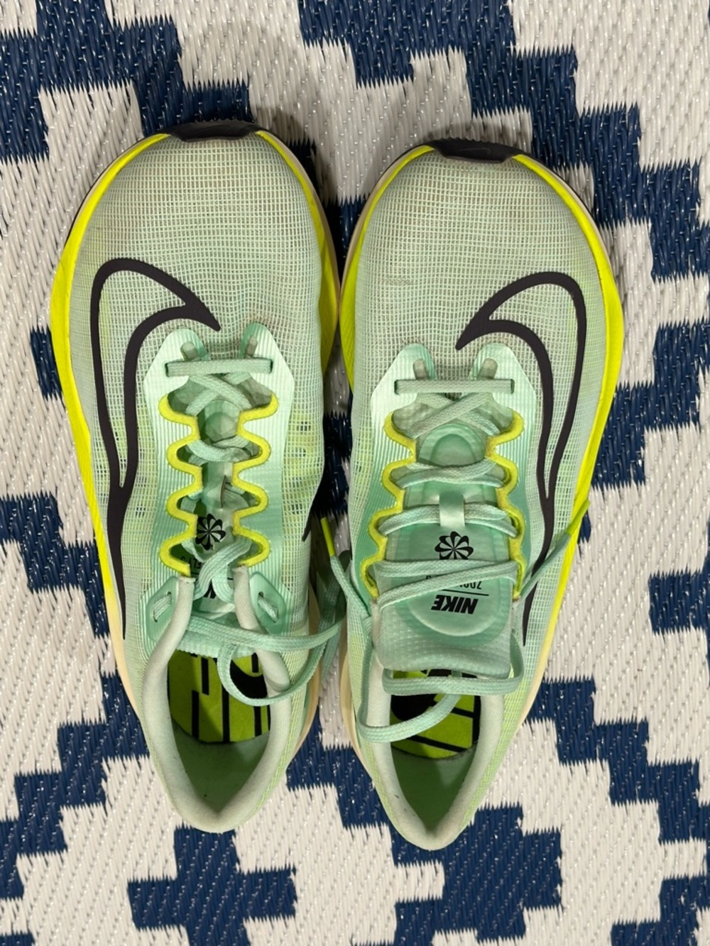 Nike Zoom Fly 5 Mint Foam Ghost Green Running Shoes Men’s Size 12.5 - Picture 3 of 6